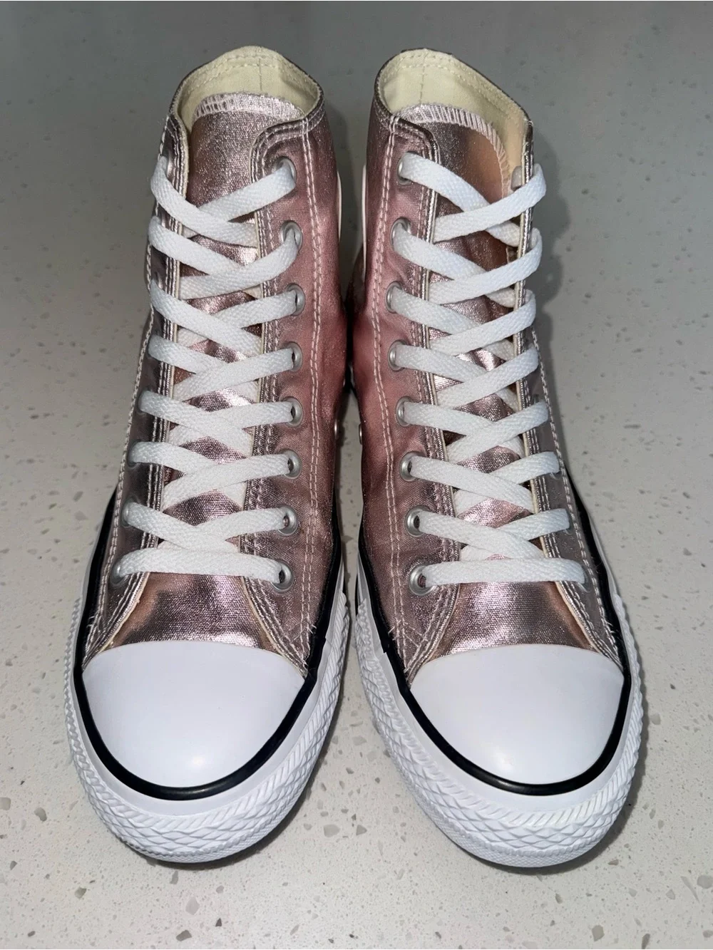 Converse Metallic Rose High Top Sneakers